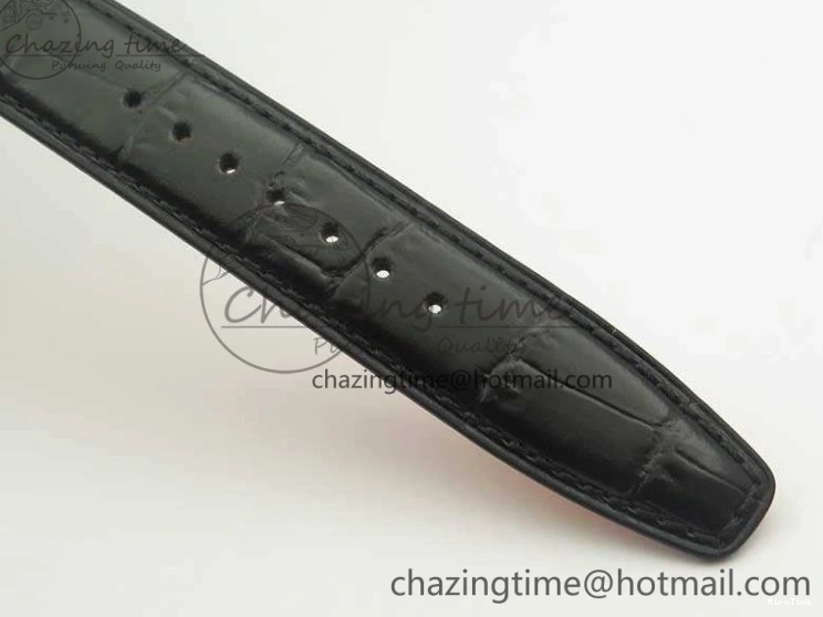 MIROTIME 0501 Breathable Da Vinci IW393402 SS ZF 1:1 Best Edition Blue Dial On Black Leather Strap A 7211